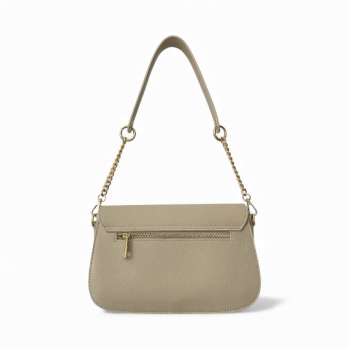 Borsa Clarissa I Borsa a Spalla in Pelle Martellata I Made In Italy