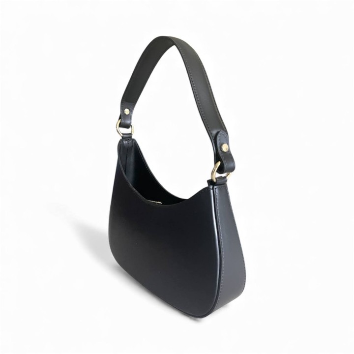 Borsa Perla I Borsa a Spalla in Pelle Liscia I Stile Italiano Unico