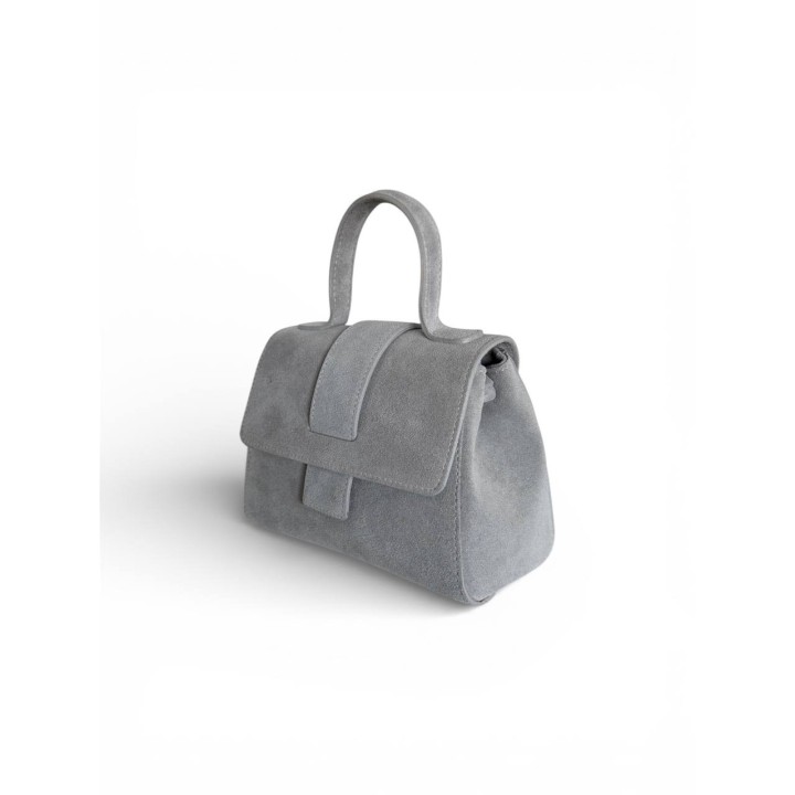 Borsa Alice I Borsa a Tracolla-Mano in Suede I Artigianale Italiana I Made in Italy I Foren Leather