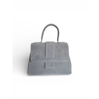 Borsa Alice I Borsa a Tracolla-Mano in Suede I Artigianale Italiana I Made in Italy I Foren Leather