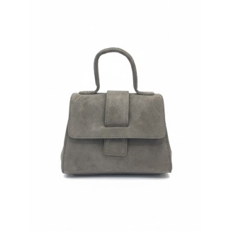 Elegante Borsa a Tracolla in Suede - Versatile Borsa a Mano e Spalla