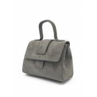 Elegante Borsa a Tracolla in Suede - Versatile Borsa a Mano e Spalla