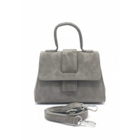 Elegante Borsa a Tracolla in Suede - Versatile Borsa a Mano e Spalla