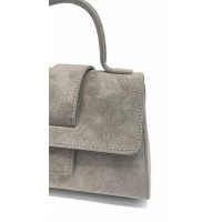 Elegante Borsa a Tracolla in Suede - Versatile Borsa a Mano e Spalla