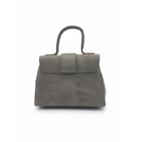 Elegante Borsa a Tracolla in Suede - Versatile Borsa a Mano e Spalla