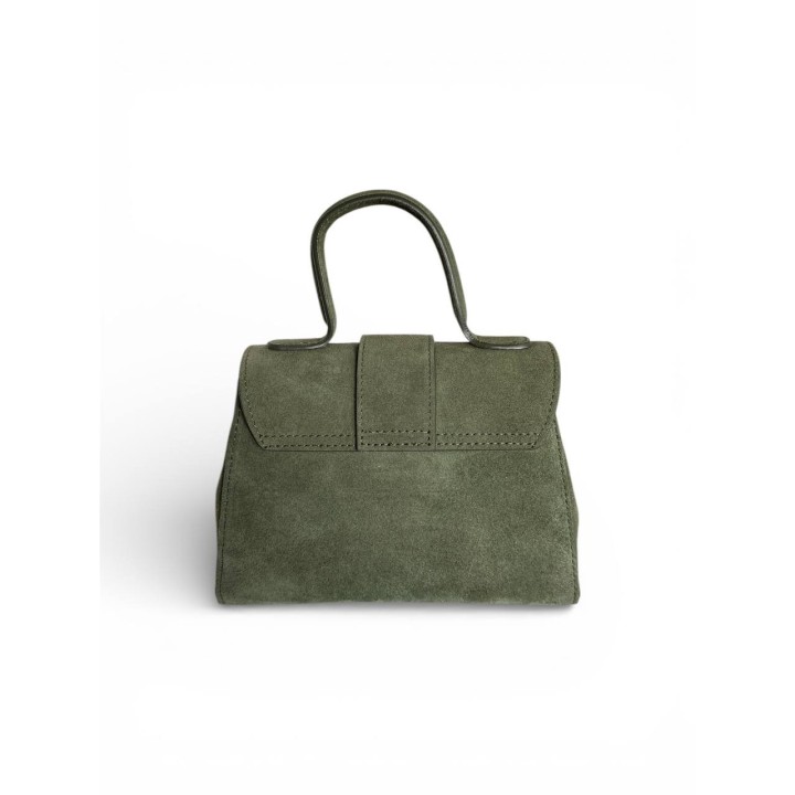Borsa Alice I Borsa a Tracolla-Mano in Suede I Artigianale Italiana I Made in Italy I Foren Leather