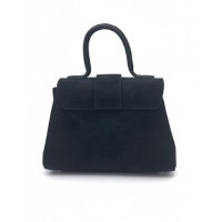 Elegante Borsa a Tracolla in Suede - Versatile Borsa a Mano e Spalla