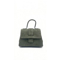 Elegante Borsa a Tracolla in Suede - Versatile Borsa a Mano e Spalla
