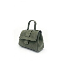 Elegante Borsa a Tracolla in Suede - Versatile Borsa a Mano e Spalla
