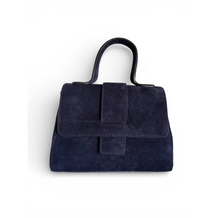 Borsa Alice I Borsa a Tracolla-Mano in Suede I Artigianale Italiana I Made in Italy I Foren Leather