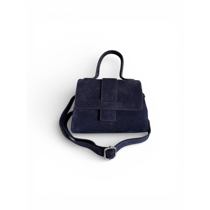 Borsa Alice I Borsa a Tracolla-Mano in Suede I Artigianale Italiana I Made in Italy I Foren Leather