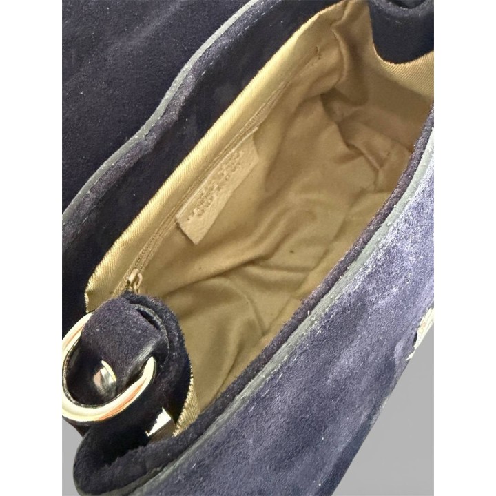 Borsa Alice I Borsa a Tracolla-Mano in Suede I Artigianale Italiana I Made in Italy I Foren Leather