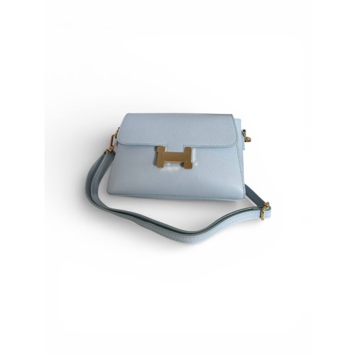 Borsa HELÈNE I Borsa a Tracolla Pelle Dollaro I Made In Italy I Floren Leather