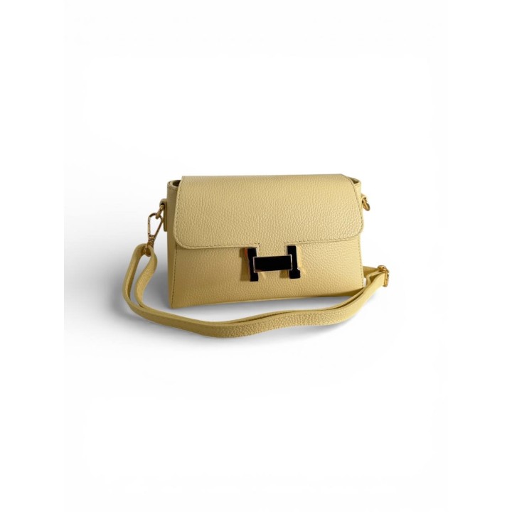 Borsa HELÈNE I Borsa a Tracolla Pelle Dollaro I Made In Italy I Floren Leather