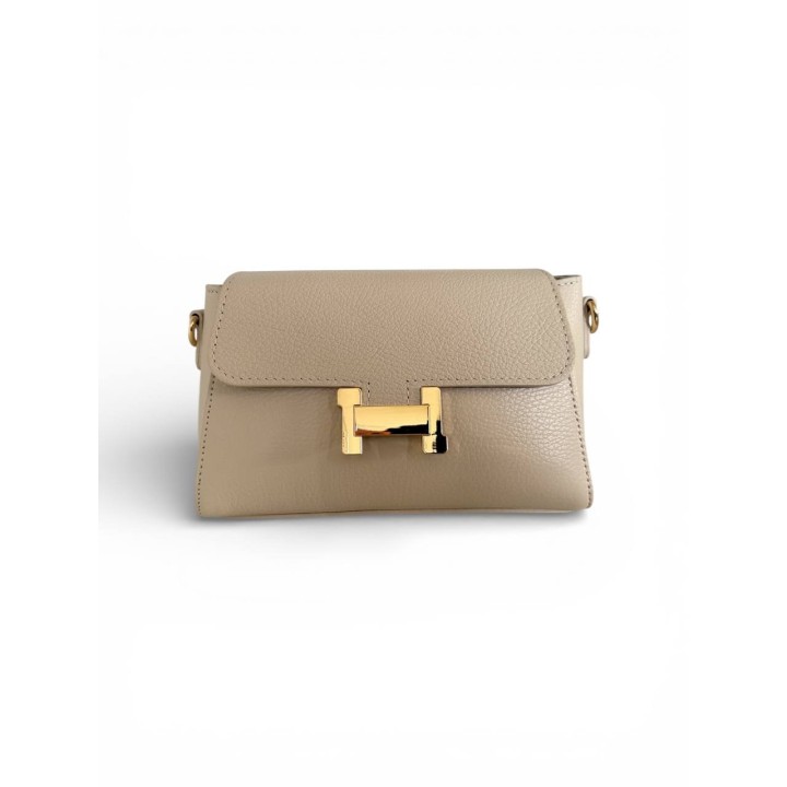 Borsa HELÈNE I Borsa a Tracolla Pelle Dollaro I Made In Italy I Floren Leather