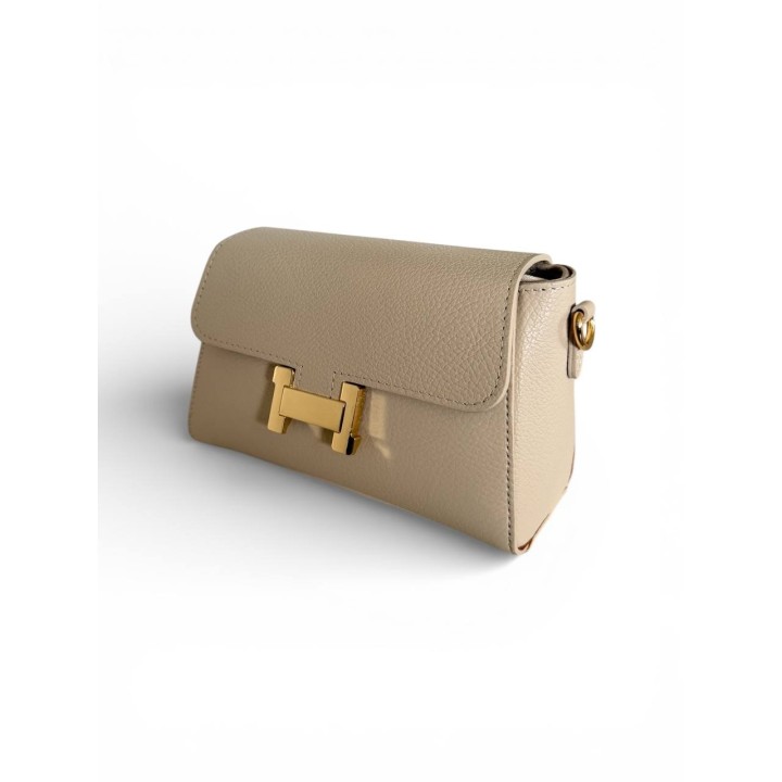 Borsa HELÈNE I Borsa a Tracolla Pelle Dollaro I Made In Italy I Floren Leather