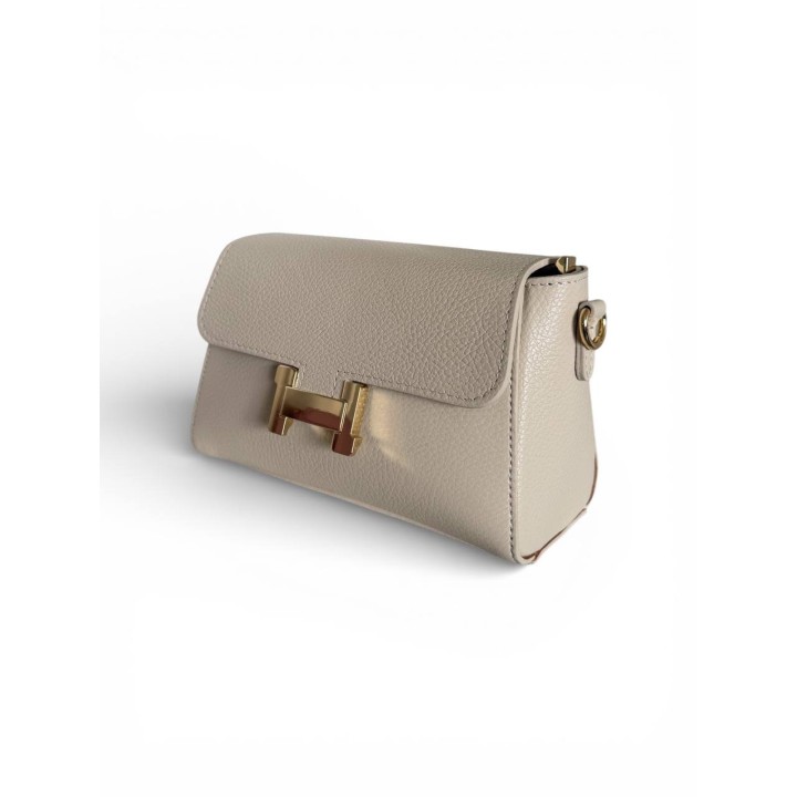 Borsa HELÈNE I Borsa a Tracolla Pelle Dollaro I Made In Italy I Floren Leather