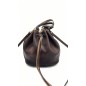 Borsa a secchiello donna in pelle conciata al vegetale – Produzione artigianale toscana Made in Italy