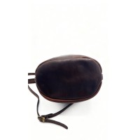 Borsa a secchiello donna in pelle conciata al vegetale – Produzione artigianale toscana Made in Italy