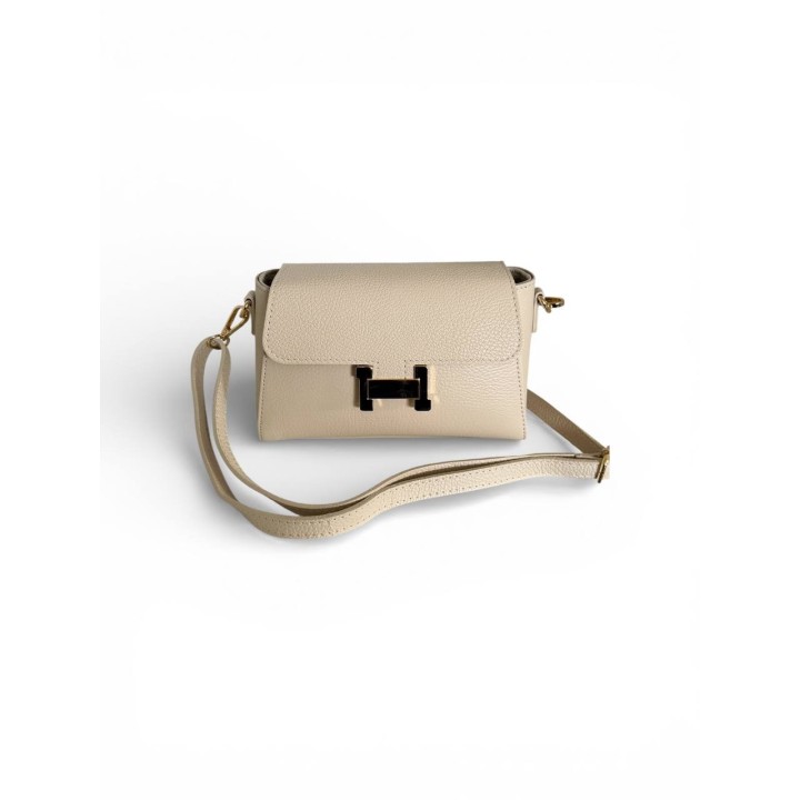 Borsa HELÈNE I Borsa a Tracolla Pelle Dollaro I Made In Italy I Floren Leather