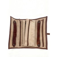 Portagioie in pelle conciata al vegetale – Fatto a mano in Toscana | 100% Made in Italy