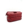 Beauty Case in Vera Pelle Conciata al Vegetale Rosso – Made in Italy