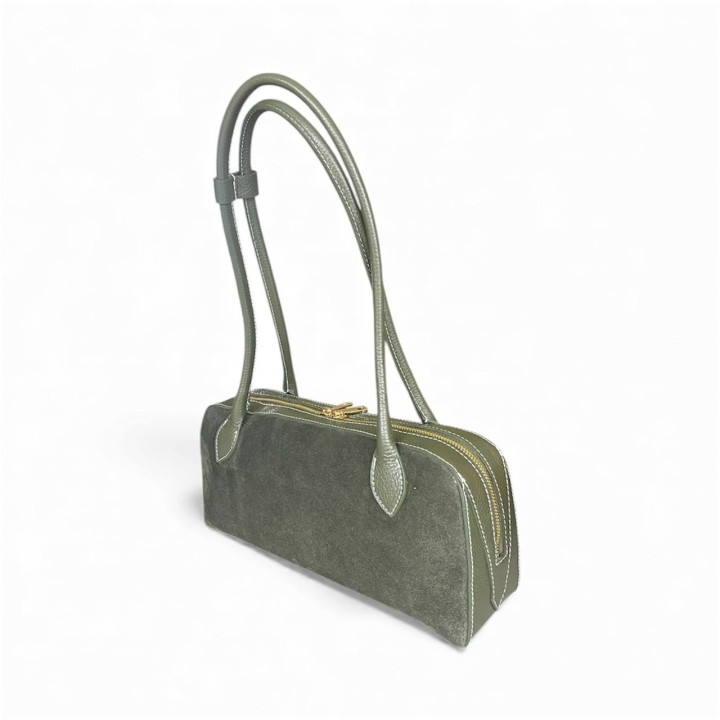 Borsa Betty I Borsa a Spalla In Camoscio Artigianale Italiana I Made In Italy I Floren Leather