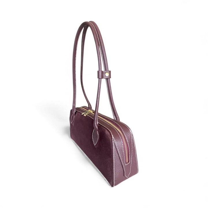 Borsa Betty I Borsa a Spalla In Camoscio Artigianale Italiana I Made In Italy I Floren Leather