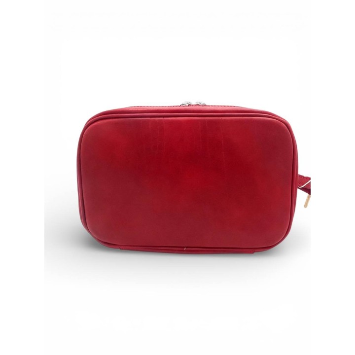 Beauty Case in Vera Pelle Conciata al Vegetale I Made in Italy Artigianale I Floren Leather