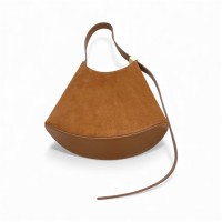 Borsa Essenza In Pelle Scamosciata - Borsa a Spalla/ Tracolla Elegante