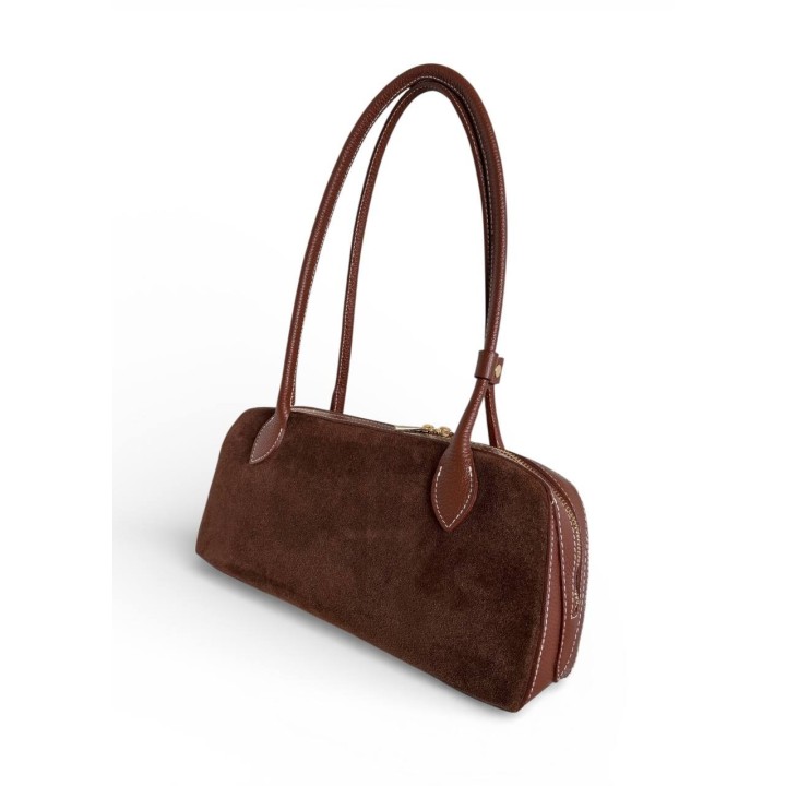 Borsa Betty I Borsa a Spalla In Camoscio Artigianale Italiana I Made In Italy I Floren Leather