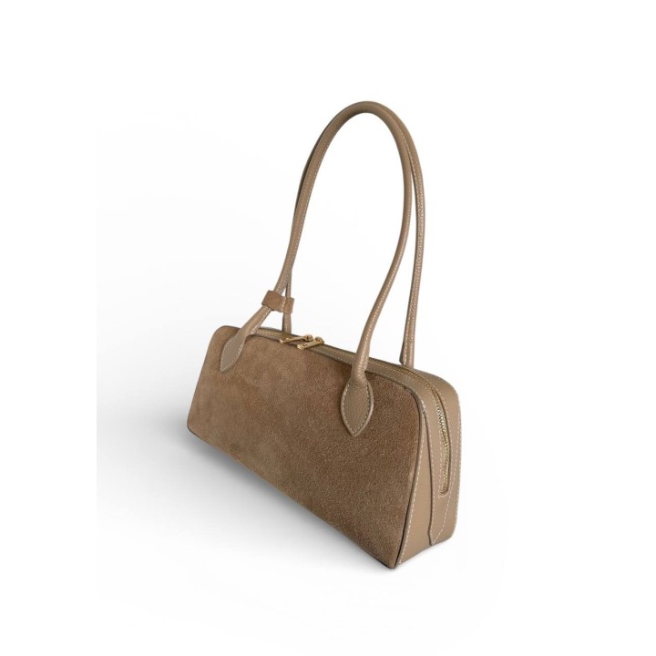 Borsa Betty I Borsa a Spalla In Camoscio Artigianale Italiana I Made In Italy I Floren Leather