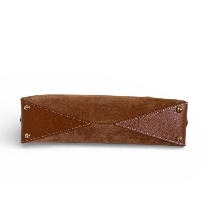 Borsa Betty I Borsa a Spalla In Camoscio Artigianale Italiana I Made In Italy I Floren Leather