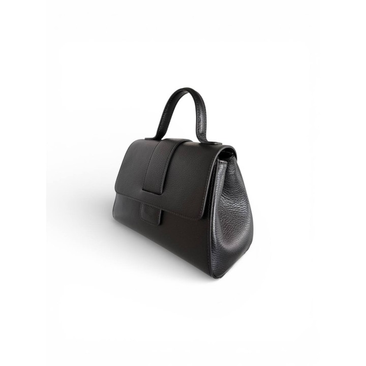 Borsa Alice M I Borsa a Tracolla-Mano in Dollaro I Artigianale Italiana I Made in Italy I Foren Leather