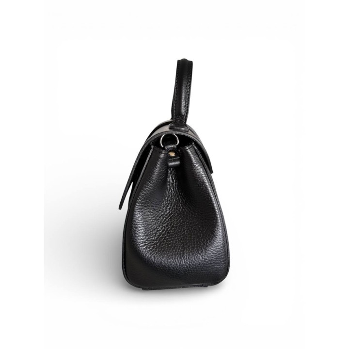 Borsa Alice M I Borsa a Tracolla-Mano in Dollaro I Artigianale Italiana I Made in Italy I Foren Leather