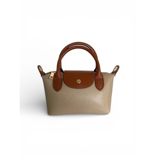 Borsa Dumpling I Borsa a Mano-Tracolla in Pelle Dollaro Artigianale Italiano I Made in Italy