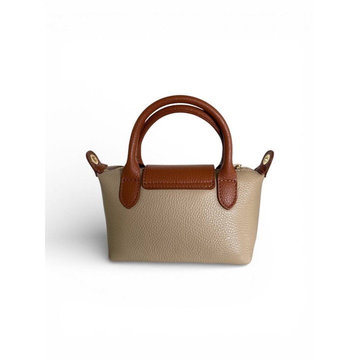 Borsa Dumpling I Borsa a Mano-Tracolla in Pelle Dollaro Artigianale Italiano I Made in Italy