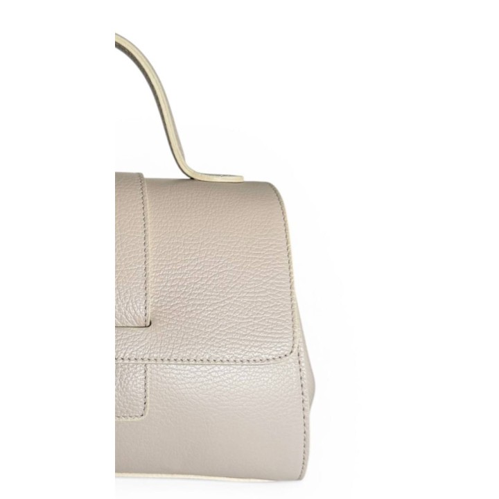 Borsa Alice M I Borsa a Tracolla-Mano in Dollaro I Artigianale Italiana I Made in Italy I Foren Leather