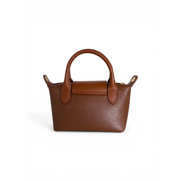 Borsa Dumpling I Borsa a Mano-Tracolla in Pelle Dollaro Artigianale Italiano I Made in Italy