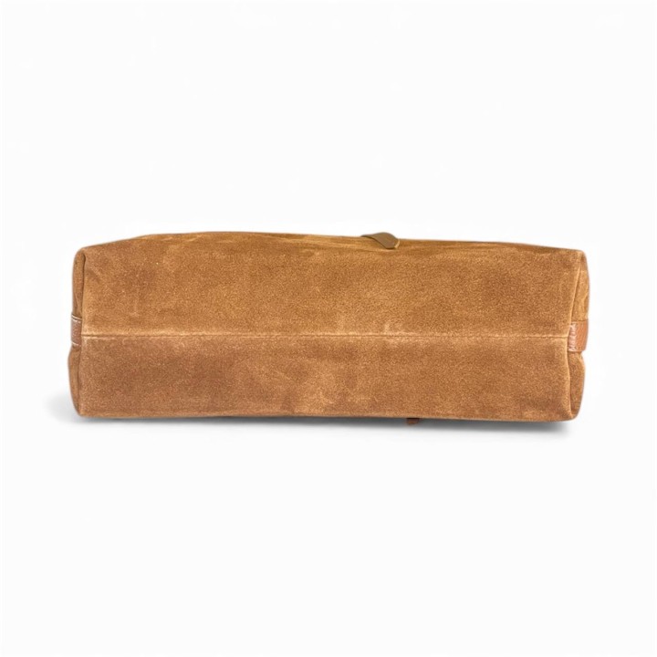 Borsa Nuvola I Borsa a Spalla in Pelle Camoscio Artigianale Italiano I Made in Italy