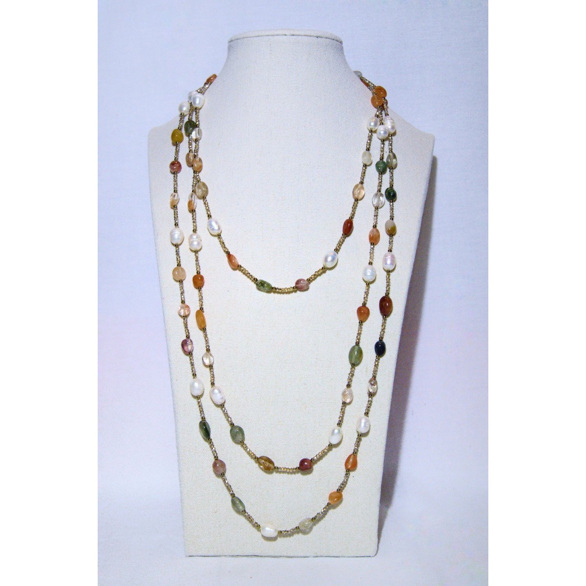 MIXED STONES NECKLACE